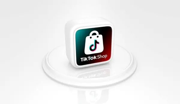 stock image TikTok Shop, E-Commerce Visual Design, Social Media Images.