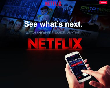 Netflix, Netflix Tanıtım ve Görsel Konsept.