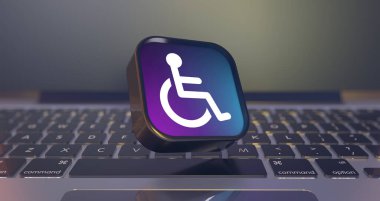 Tekerlekli sandalye, Tekerlekli sandalye İşareti - Pasifleştirilmiş Simgeler.