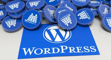 Wordpress, bir açık kaynak web yazılımı - Wordpress sosyal medya arkaplanı
