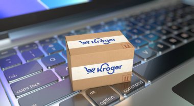 Kroger, Sosyal Medya Konsepti, E-ticaret platformları. 3B Görsel Tasarım