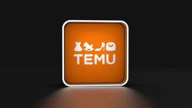 Temu Shop bir elektronik e-ticaret şirketidir. Medya için Görsel Tasarım.