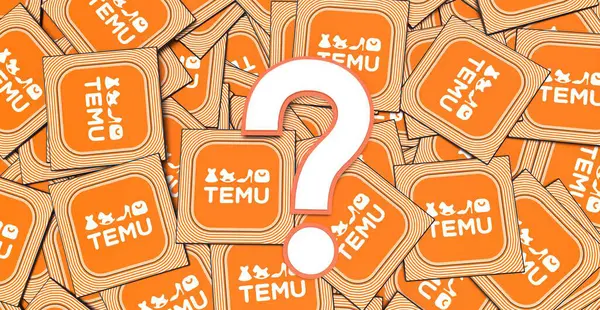 Temu Shop bir elektronik e-ticaret şirketidir. Medya için Görsel Tasarım.