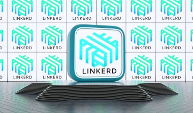 Linkerd, Sosyal medya konsepti. Görsel Tasarım.