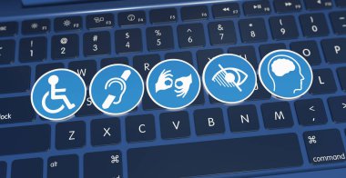 Engelli, Erişilebilirlik, Engelli İşaretleri, Simgeler Görsel Sunumdur. 