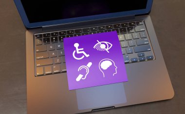 Engelli, Erişilebilirlik, Engelli İşaretleri, Simgeler Görsel Sunumdur. 