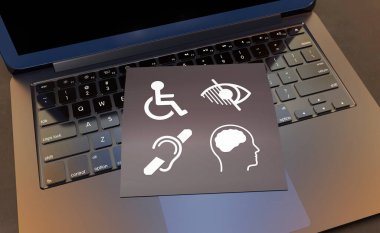 Engelli, Erişilebilirlik, Engelli İşaretleri, Simgeler Görsel Sunumdur. 