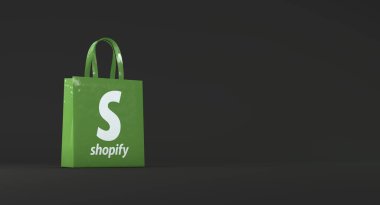 Alışveriş, e-ticaret platformu - Logo Görsel Sunumu.