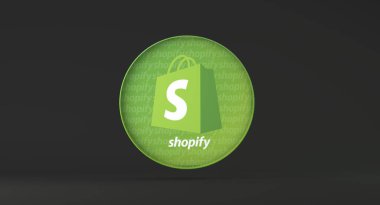 Alışveriş, e-ticaret platformu - Logo Görsel Sunumu.