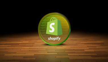 Alışveriş, e-ticaret platformu - Logo Görsel Sunumu.