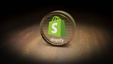 Alışveriş, e-ticaret platformu - Logo Görsel Sunumu.