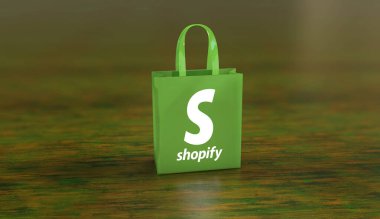 Alışveriş, e-ticaret platformu - Logo Görsel Sunumu.