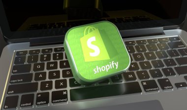 Alışveriş, e-ticaret platformu - Logo Görsel Sunumu.