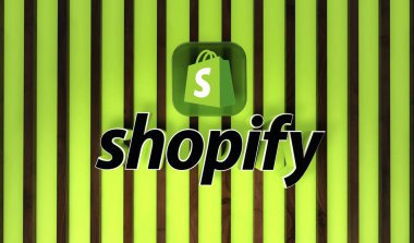 Alışveriş, e-ticaret platformu - Logo Görsel Sunumu.