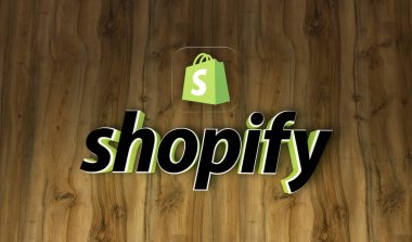 Alışveriş, e-ticaret platformu - Logo Görsel Sunumu.