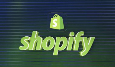 Alışveriş, e-ticaret platformu - Logo Görsel Sunumu.