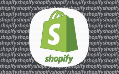 Alışveriş, e-ticaret platformu - Logo Görsel Sunumu.