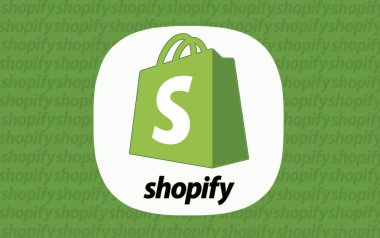 Alışveriş, e-ticaret platformu - Logo Görsel Sunumu.