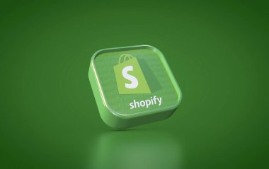 Alışveriş, e-ticaret platformu - Logo Görsel Sunumu.