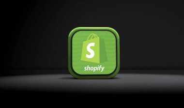 Alışveriş, e-ticaret platformu - Logo Görsel Sunumu.