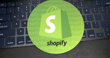 Alışveriş, e-ticaret platformu - Logo Görsel Sunumu.