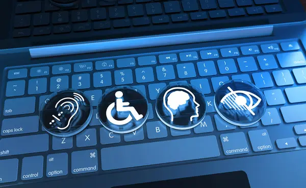 Engelli, Engelli İşaretleri, Simgeler Görsel Sunumdur. 