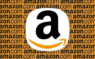 Amazon Logo Arkaplanı, Sosyal Medya Logosu Görsel Sunum 