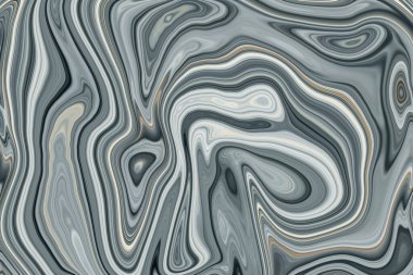Açık gri soyut suluboya mermer arka plan. Dalgalı sıçrama fırça sanat duvar kağıdı.