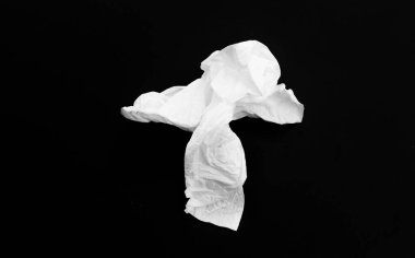 Siyah arkaplanda beyaz dokular