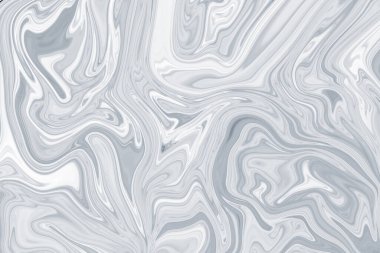 Açık gri soyut suluboya mermer arka plan. Dalgalı sıçrama fırça sanat duvar kağıdı.