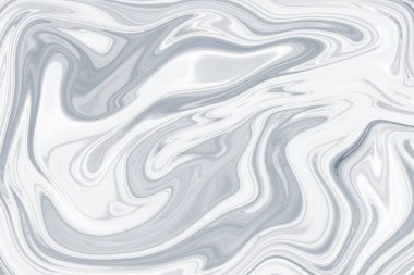Açık gri soyut suluboya mermer arka plan. Dalgalı sıçrama fırça sanat duvar kağıdı.