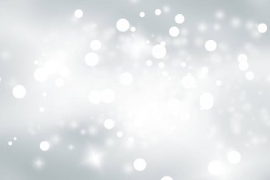 Beyaz pullu alevler soyut arkaplan bulanıklığı. Kar Bokeh Noel 'i Güzel parlak Noel ışıklarını bulanıklaştırdı.