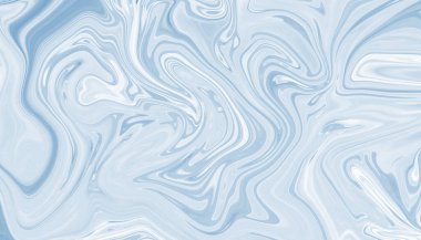 Açık mavi soyut suluboya mermer arka plan. Dalgalı sıçrama fırça sanat duvar kağıdı.