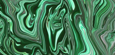 Yeşil mermer mürekkep deseni soyut arkaplan.