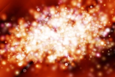 Kırmızı Noel arkaplanı. Noel tatili. Siyah arkaplanda kırmızı ışık bokeh.