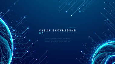 Soyut dijital yapay zeka açık mavi arkaplan sohbeti. Chatbot konsepti. GPT ya da Yapay Zeka konsepti. Teknoloji fütüristik mavi bg ve neon soyut elementler. Vektör illüstrasyonu. 