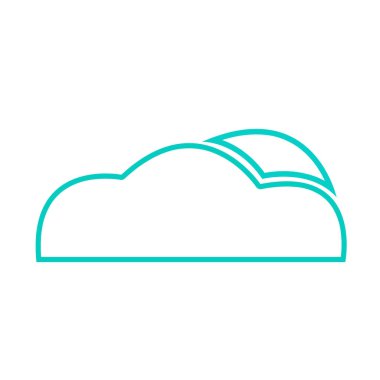 blue cloud icon pattern isolate.