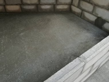 gray block bricks  for construction.