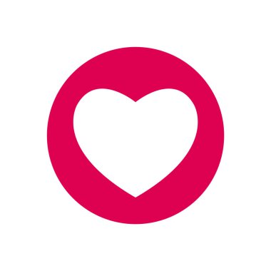 white heart in love romantic icon isolate.