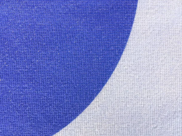 fabric micro fiber or canvas with blue and white color.