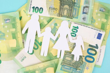 Temel çocuk yardımı, aile ve para, Euro banknotları, Almanya 'da yoksulluğa karşı yeni düzenlemeler, sosyal sorunlar
