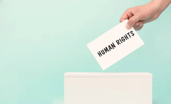 stock image Human rights, equality, diversity, justice and hope concept, respect each other, tolerance and human relationship 