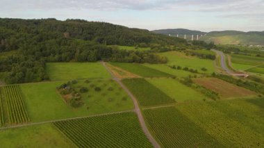 Moselle Köprüsü, Mosel Nehri Vadisi Zeltingen Rachtig, Bağdan geçen otoyol, Alman 