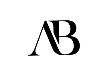 Bu, işletmeniz için yaratıcı bir AB logo tasarımı.