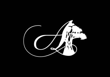 Bu büyük harf A ve ağaç simgesi tasarımı, logo tasarımı ile şirketinize eklenmiştir.