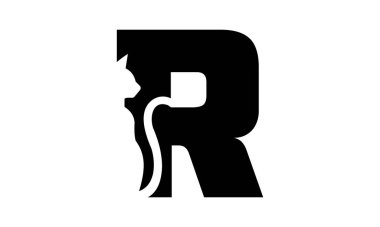 Harf Tasarımı Minimalist Hayvan Tasarımı Yaratıcı Kedi Logosu. Bu eşsiz logo tasarımı bir kedi siluetinin zarafetiyle harfin kalın yapısını birleştiriyor. Evcil hayvan markaları, veteriner klinikleri, kedi severler için ideal..