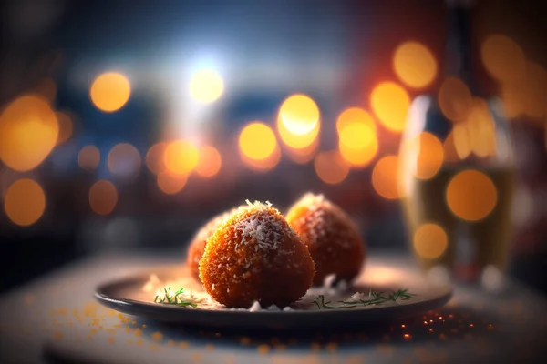 Indulge in the perfect blend of flavors with our authentic Italian Arancini balls. Made with love and traditional recipe, it\'s a perfect snack for anytime.