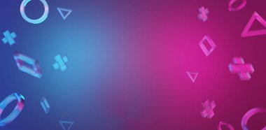 abstract backgound video game of esports scifi gaming cyberpunk, vr virtual reality simulation and metaverse, scene stand pedestal stage, 3d illustration rendering, futuristic neon glow room