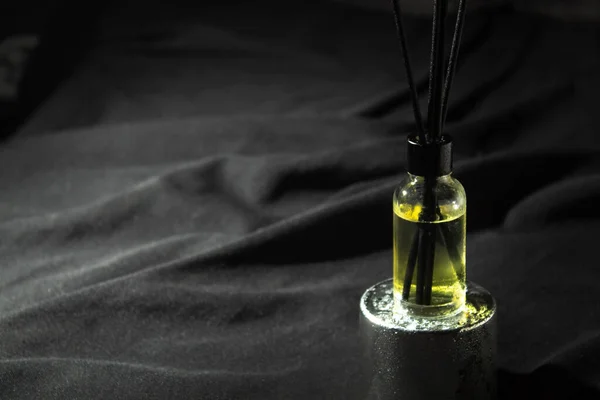 Mockup Trubice Láhev Pro Aroma Olej Difuzor Kosmetický Parfém Značkování — Stock fotografie