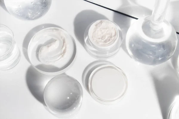 Maquillaje Cosmético Cuidado Médico Piel Una Maqueta Para Producto Botella —  Fotos de Stock